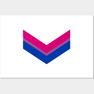 chevron - bi Posters and Art